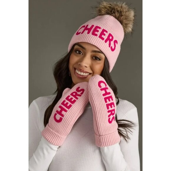 ($25) "Cheers" Hat - Pink - Picture 2 of 4